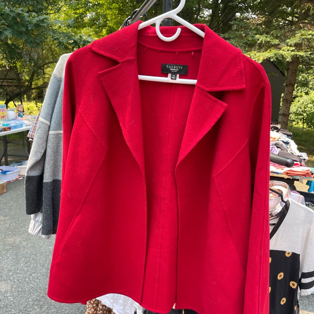 Talbots Bold Red Women's Blazer